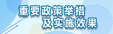 重要政策措施及實施效果
